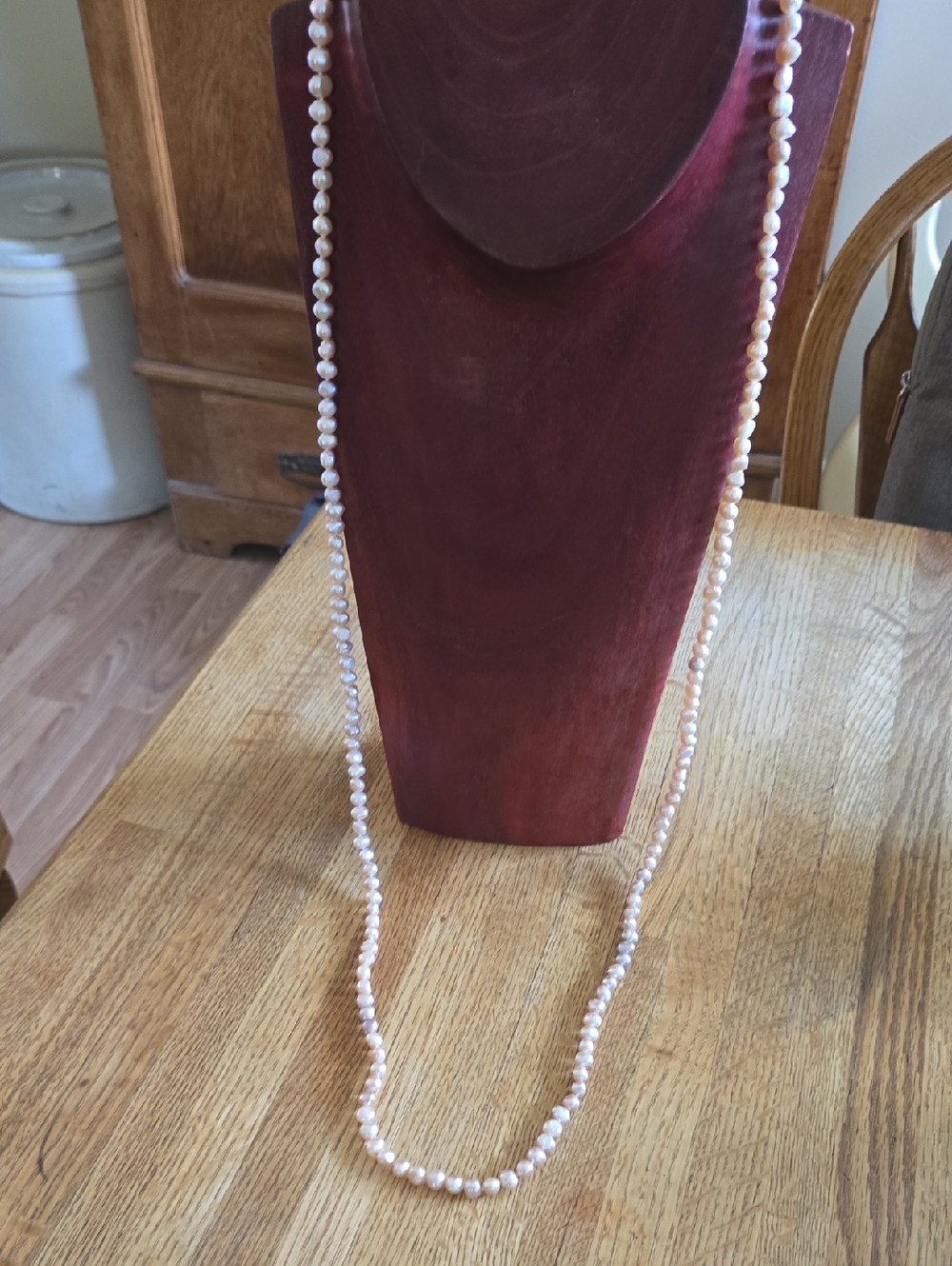 Classic Pink Freshwater Pearl Necklace - Women Jewelry